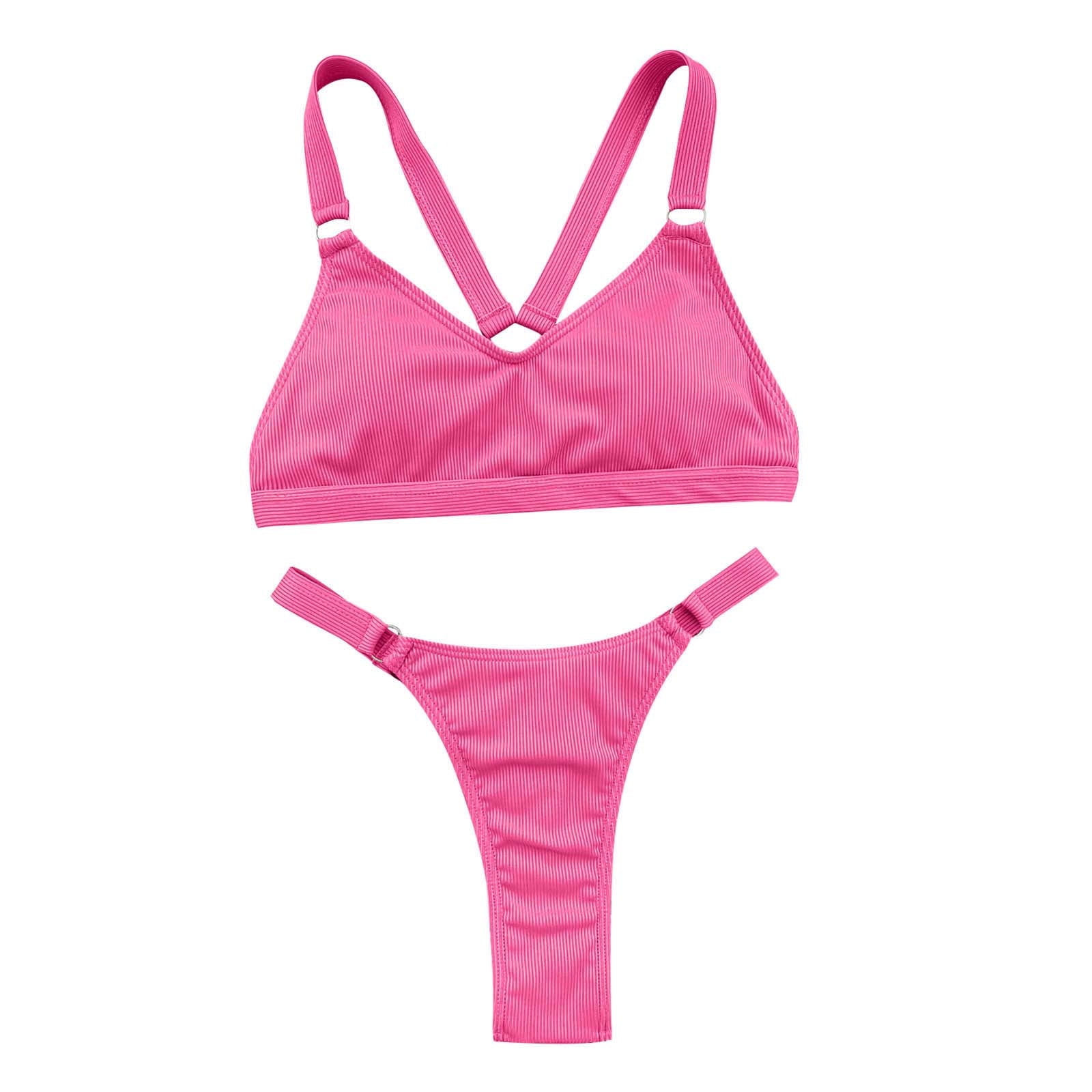 Bralette Bikini Top High Waisted Maternity Swim Suit 2 Piece Women