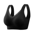 thumbnail image 1 of Bralettes for Women Comfort Breathable Seamless Knitted Workout Yoga Tank Bras Full Coverage Push up Wirefree Bra Underwear, 1 of 6