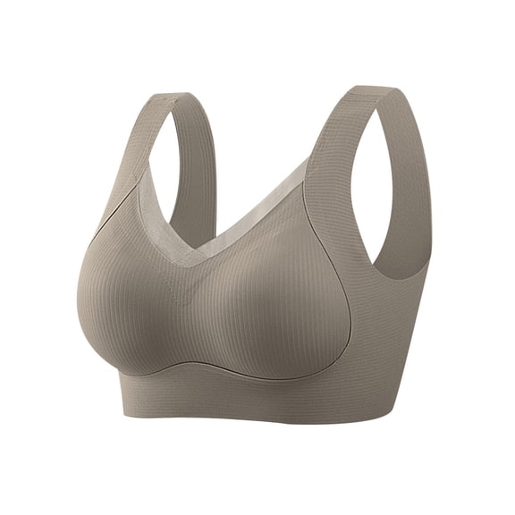 Bralettes for Women Comfort Breathable Seamless Knitted Workout Yoga Tank Bras Full Coverage Push up Wirefree Bra Underwear