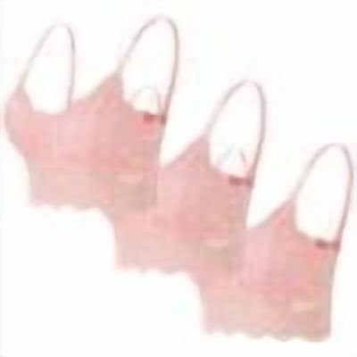 Bralettes for Women Lace Longline Bras Spaghetti Strap Tank Top Tube Slim Basic Camisole Lingerie 3pcs