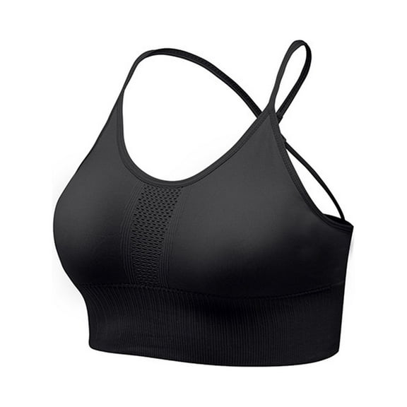 Bralettes for Women Lace Seamless Bra Feature V-Neck Soft Bra Style W-753 Black XL
