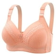 thumbnail image 1 of Bralettes for Women Push up Lightly Lined Bra Feature V-Neck Padded Bra Style W-876 Pinks 44, 1 of 2