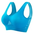 thumbnail image 1 of Bralettes for Women with Mid Support - Wireless Support Bra for Daily Work Sleep Gym Workout - Thin Comfort Bras, 1 of 1