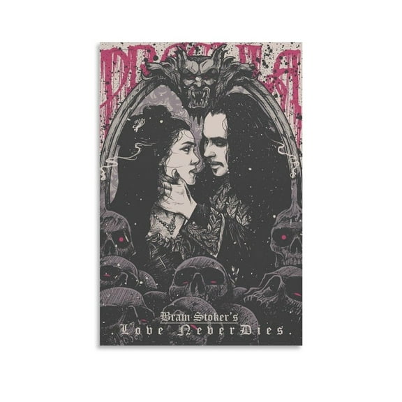 Bram Stoker's Dracula Movie Poster (54) Canvas Wall Art Poster Decorative Bedroom Modern Home Print Picture Artworks Posters 24x36inch(60x90cm)