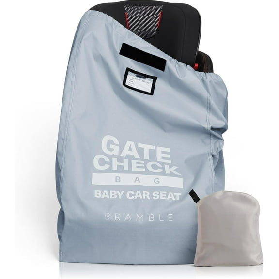 Bramble 34" Waterproof Universal Infant Car Seat Travel Bag for Airplane, Gray