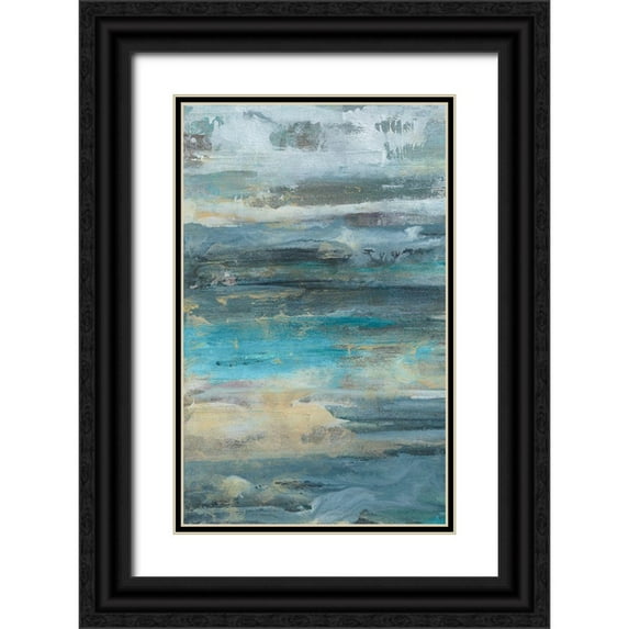 Bramma, Lila 10x14 Black Ornate Wood Framed with Double Matting Museum Art Print Titled - Siavash III