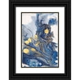 thumbnail image 1 of Bramma, Lila 11x14 Black Ornate Wood Framed with Double Matting Museum Art Print Titled - Awaken Heart I, 1 of 4