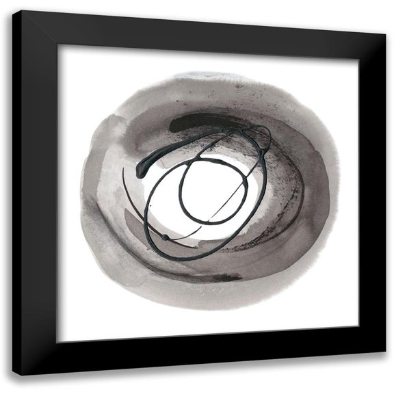 Bramma, Lila 12x12 Black Modern Framed Museum Art Print Titled - Transformation III