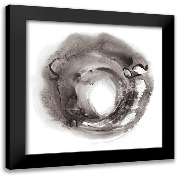 Bramma, Lila 12x12 Black Modern Framed Museum Art Print Titled - Transformation II
