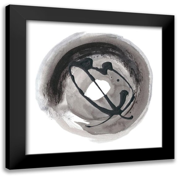 Bramma, Lila 12x12 Black Modern Framed Museum Art Print Titled - Transformation IV