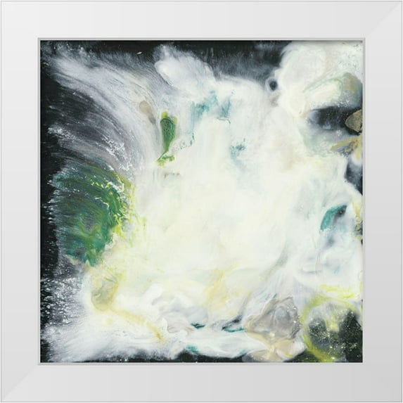 Bramma, Lila 12x12 White Modern Wood Framed Museum Art Print Titled - Ascension Abstract I