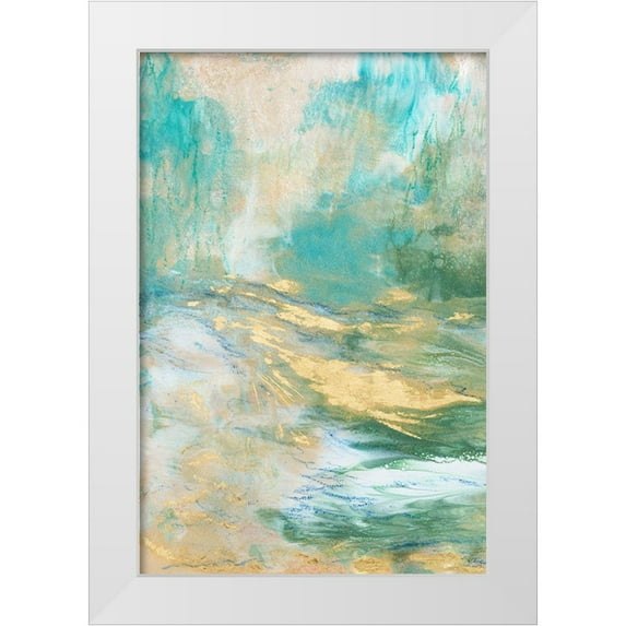 Bramma, Lila 13x18 White Modern Wood Framed Museum Art Print Titled - Meet Me There I