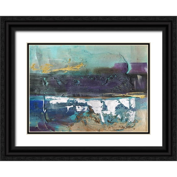 Bramma, Lila 14x11 Black Ornate Wood Framed with Double Matting Museum Art Print Titled - Mysteri I