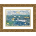 thumbnail image 1 of Bramma, Lila 14x11 Gold Ornate Wood Framed with Double Matting Museum Art Print Titled - Sparkling Sea II, 1 of 4