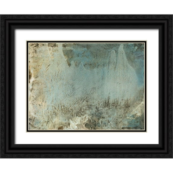 Bramma, Lila 14x12 Black Ornate Wood Framed with Double Matting Museum Art Print Titled - Proximity I