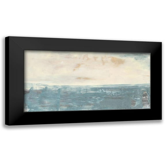 Bramma, Lila 24x14 Black Modern Framed Museum Art Print Titled - Peace and Calm III
