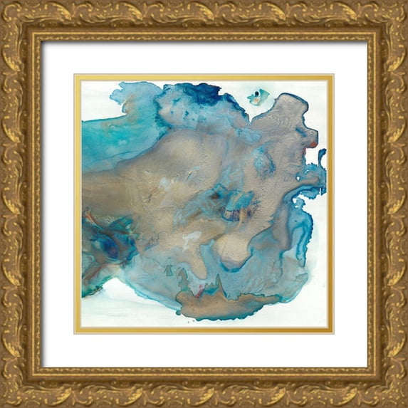 Bramma, Lila 26x26 Gold Ornate Wood Framed with Double Matting Museum Art Print Titled - Align with Life II
