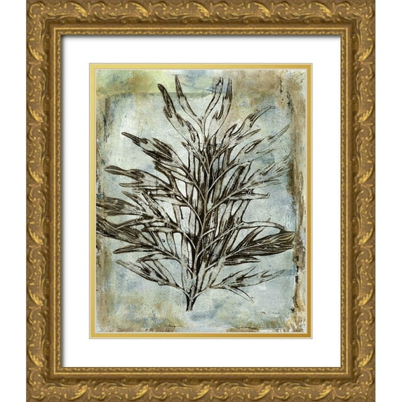 Bramma, Lila 26x32 Gold Ornate Wood Framed with Double Matting Museum Art Print Titled - Presence of Nature III