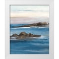 thumbnail image 1 of Bramma, Lila 26x32 White Modern Wood Framed Museum Art Print Titled - Merging the Ocean II, 1 of 4