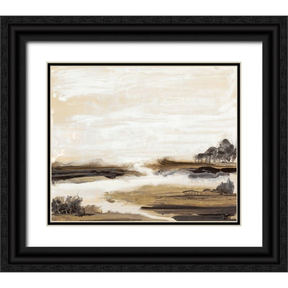 Bramma, Lila 30x26 Black Ornate Wood Framed with Double Matting Museum Art Print Titled - Believe And Trust III