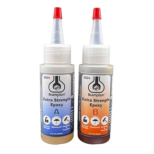Brampton Extra Strength Epoxy Epoxy Glue Kit for Metal, Wood, Tile