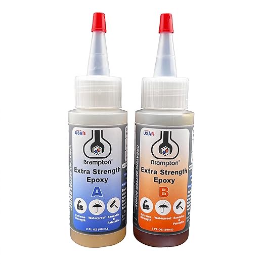 Brampton Extra Strength Epoxy Epoxy Glue Kit for Metal, Wood, Tile