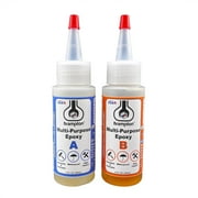 Brampton Multi-Purpose Epoxy - 30 Minute Epoxy - Epoxy Glue Kit for Metal, Wood, Ceramic, Glass, Stone, Tile, and Most Plastics - Strong, Durable, Waterproof, Sandable, and Paintable (4 oz Kit)