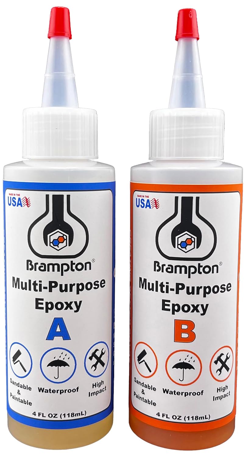 Brampton MultiPurpose Epoxy Epoxy Glue Kit for Metal, Wood, Tile