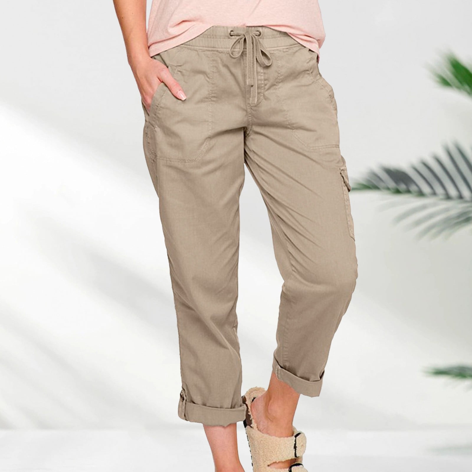 Hamky Cargo Pants Women Womens Cargo Pants Women's Loose Fit Summer