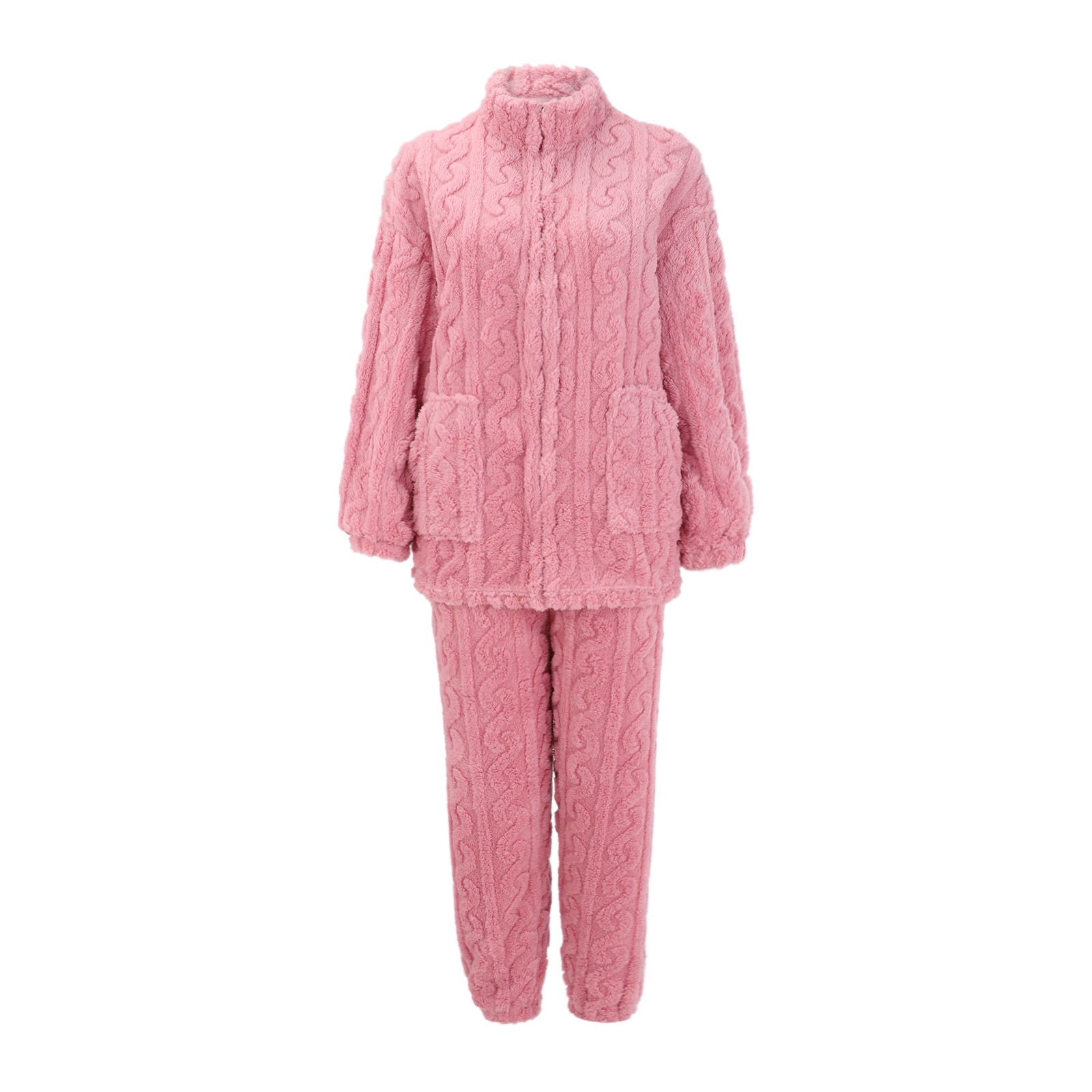Bramtres Pajama Sets for Women 2 Piece Womens Loungewear Set Jacquard ...