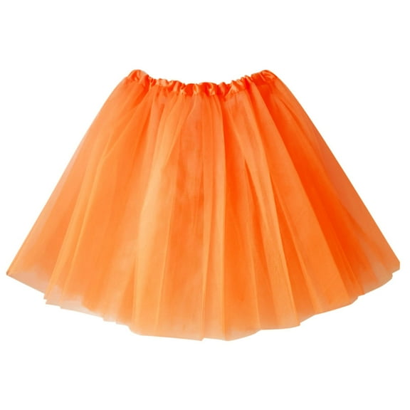 Bramtres Skirts for Women,Mini Skirt,Women Skirt Six Mesh Skirt TUTU Skirt Dance Skirt,Tulle Skirts,Summer Skirts,Pencil Skirt,Orange Dress,B