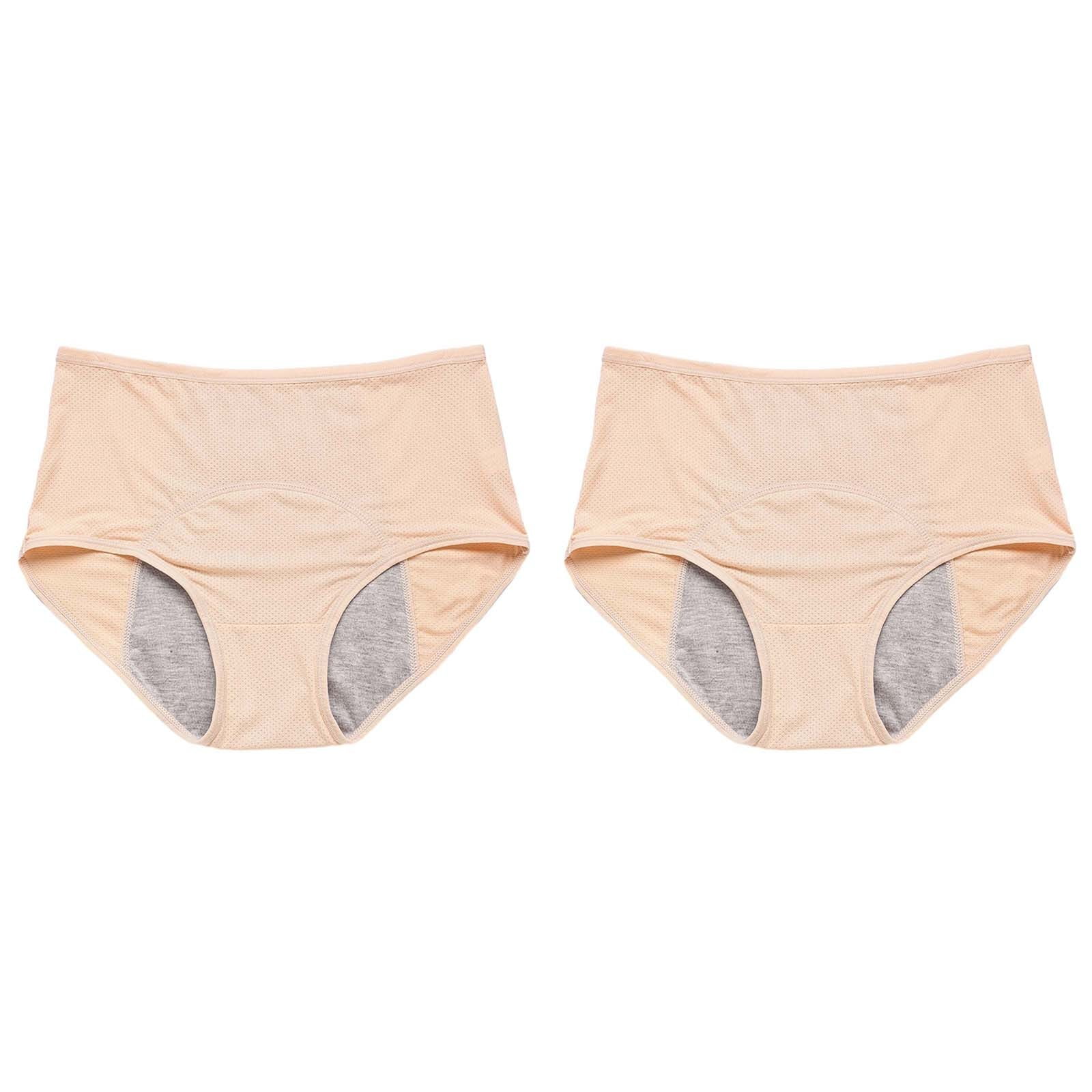 Bramtres Womens Underwear Period Underwear 2PC Underwear For Leak Proof