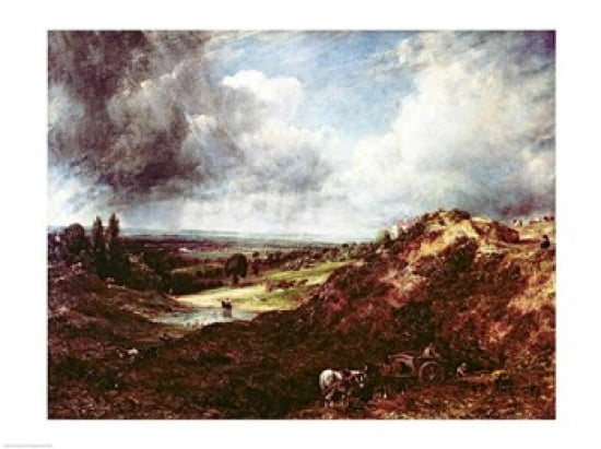 Branch Hill Pond Hampstead Heath 1828 Canvas Art - John Constable (24 x 18)