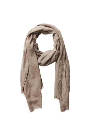 Insect Shield Branches & Leaves Scarf - Brown