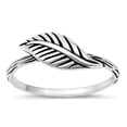 thumbnail image 1 of Branch Leaf Nature Rebirth Ring .925 Sterling Silver Band Jewelry Female Male Unisex Size 9, 1 of 4
