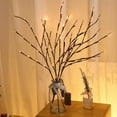 thumbnail image 1 of Branch Lights 27" 20 LED Lighted Branches for Vase Battery Operated Warm Yellow Led Twigs Lighted Willow Branches Vase Fillers for Christmas Home Party Decoration Indoor Outdoor Use Lit Branches, 1 of 8