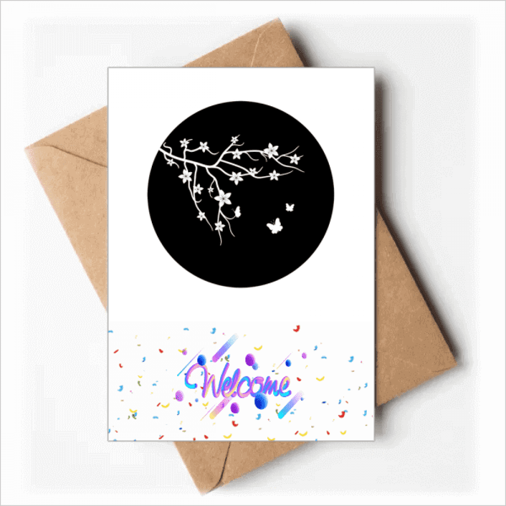 Branch Sakura Japan Japan Welcome Back Greeting Cards Envelopes Blank