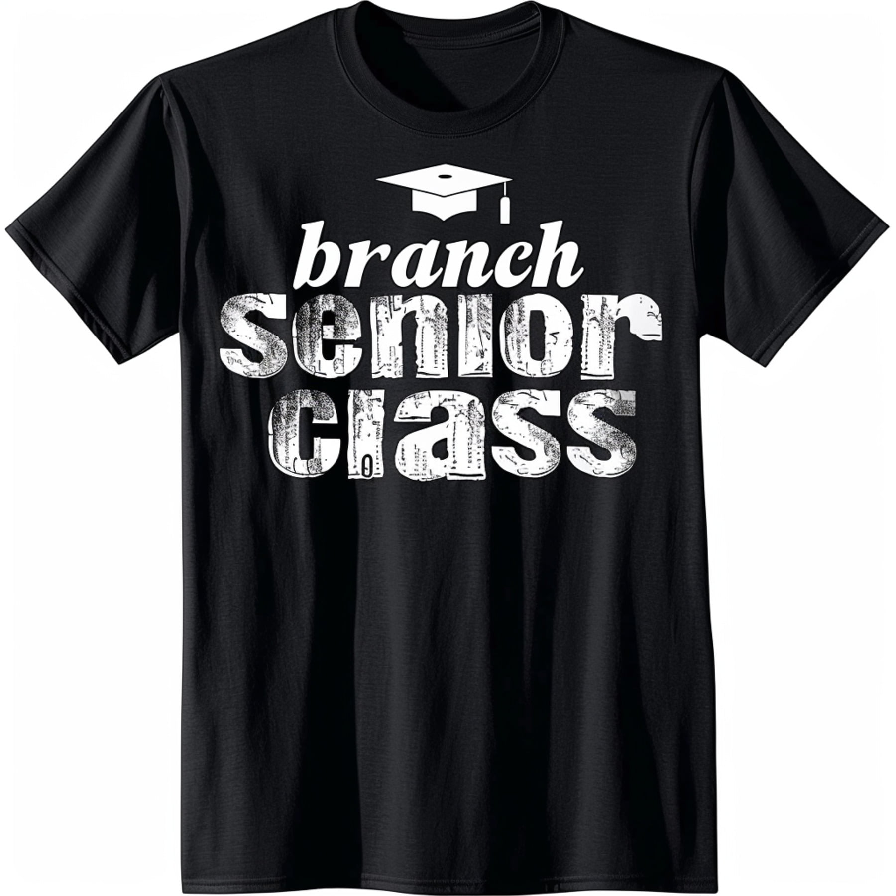 Branch Senior Class of 2043 Graduation T Shirt Modern Design with