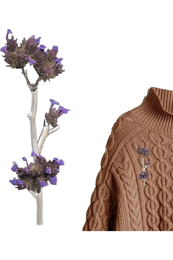 Branch Shaped Flower Insert Brooch, DIY Wearable Flower Bouquet Brooch Holder Clip, Metal Bouquet Holder Lapel Pins Holding 4 Fresh Or Dried Flowers, Flowers Vase Broochs Decoration For WeddingPartyp