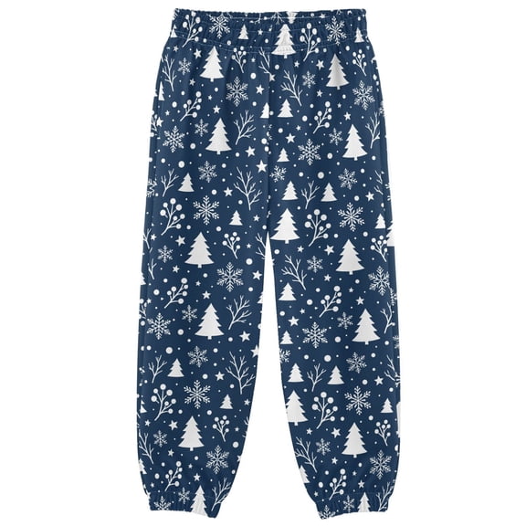 Branch Snowflake Boys Pants Kids Casual Sweatpants Joggers Toddler Sports Pants 3-10 Years
