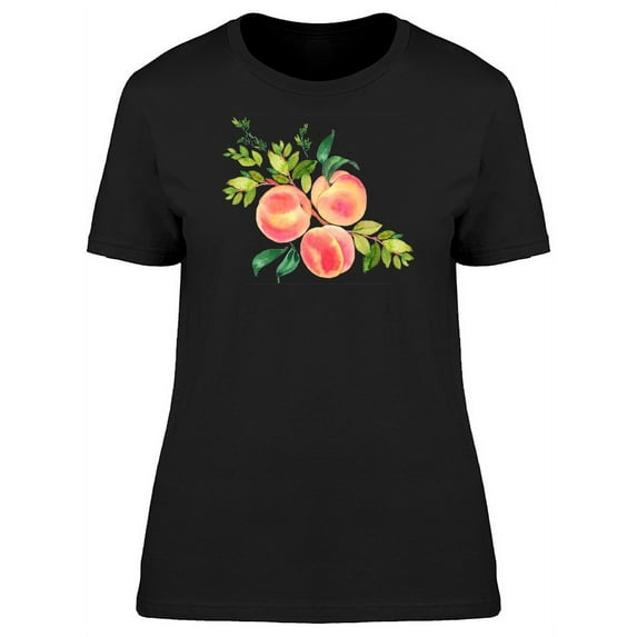 Branch With Peaches T-Shirt Women -Image by Shutterstock, Female Medium