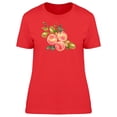 thumbnail image 1 of Branch With Peaches T-Shirt Women -Image by Shutterstock, Female Small, 1 of 2