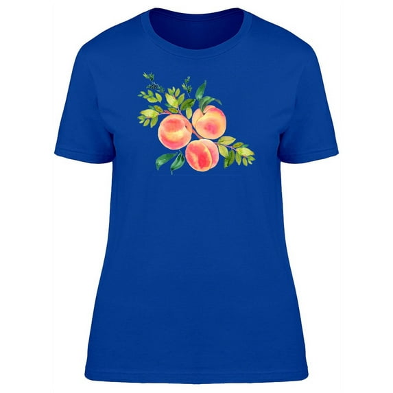 Branch With Peaches T-Shirt Women -Image by Shutterstock, Female XX-Large