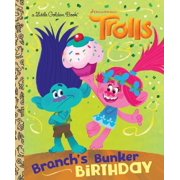 DAVID LEWMAN; GOLDEN BOOKS Branch's Bunker Birthday (DreamWorks Trolls) (Hardcover)