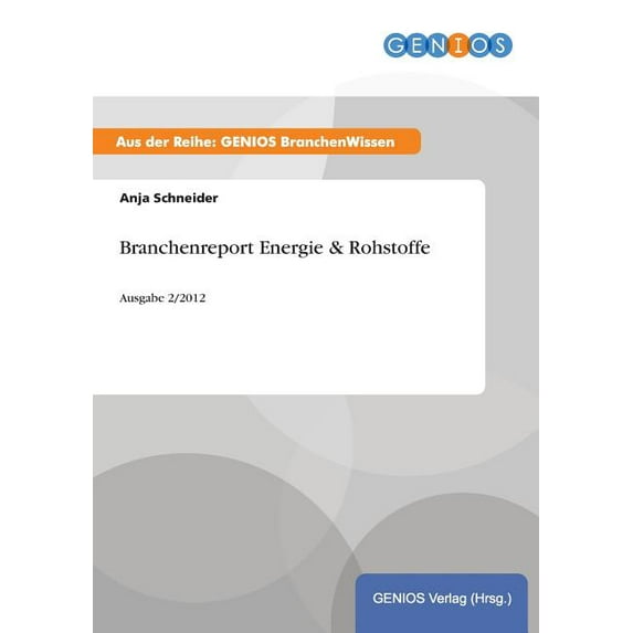 Branchenreport Energie & Rohstoffe : Ausgabe 2/2012 (Paperback)