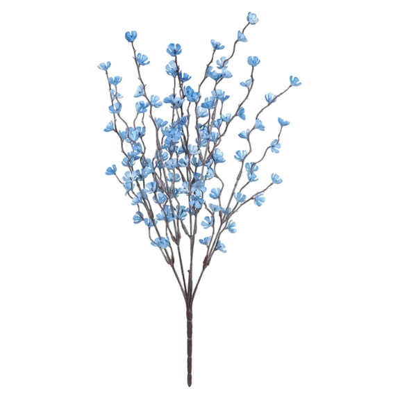Branches Artificial Flowers Creamy Long With Frosted Powder for Indoor Home Wedding Table Centerpieces Tall Vase Arrangements Elegant Decorative Bloom