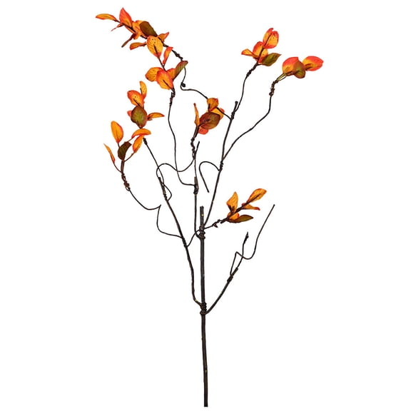 HOMEMAXS Orange Artificial Vine for Decoration Made of Glue and Fabric and Lifelike for Home Office Balcony 1pc