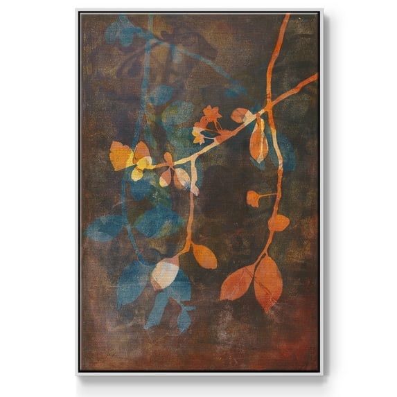 Branching Out V Framed Premium Gallery Wrapped Canvas - Ready to Hang - 25 x 37 - White Floating Frame