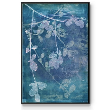 Branching Out VII Framed Premium Gallery Wrapped Canvas - Ready to Hang - 17 x 25 - Black Floating Frame