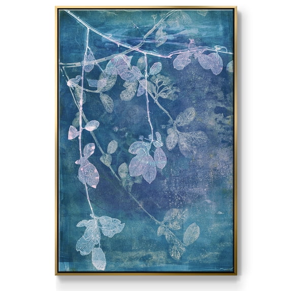Branching Out VII Framed Premium Gallery Wrapped Canvas - Ready to Hang - 27 x 41 - Gold Floating Frame